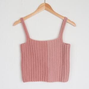 Vintage Hand-Knit Tank S